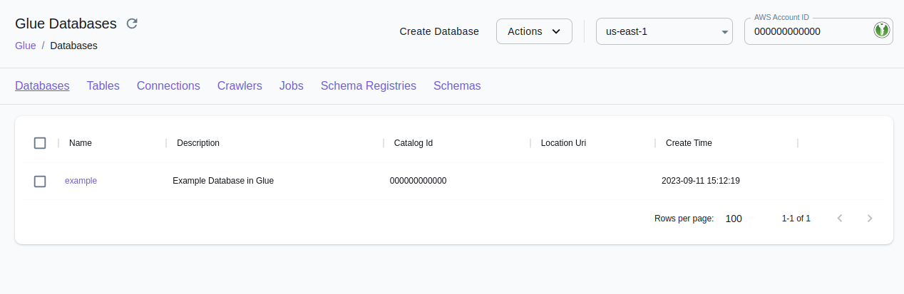 Glue Resource Browser